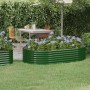 Jardinera arriate acero galvanizado verde 175x100x36 cm