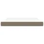 Colchón de muelles ensacados tela gris taupe 160x200x20 cm de vidaXL, Colchones - Ref: Foro24-347818, Precio: 251,87 €, Descu...