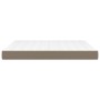 Colchón de muelles ensacados tela gris taupe 160x200x20 cm de vidaXL, Colchones - Ref: Foro24-347818, Precio: 255,96 €, Descu...