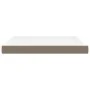 Pocket spring mattress taupe gray fabric 160x200x20 cm by vidaXL, Mattresses - Ref: Foro24-347818, Price: 251,87 €, Discount: %