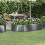 Jardinera arriate acero galvanizado antracita 175x100x36cm