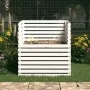 Solid white pine wood composter 100x100x102 cm by vidaXL, Composters - Ref: Foro24-822193, Price: 126,00 €, Discount: %