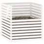 Compostador de madera maciza de pino blanco 100x100x102 cm de vidaXL, Compostadores - Ref: Foro24-822193, Precio: 127,12 €, D...