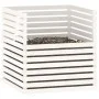 Solid white pine wood composter 100x100x102 cm by vidaXL, Composters - Ref: Foro24-822193, Price: 126,00 €, Discount: %