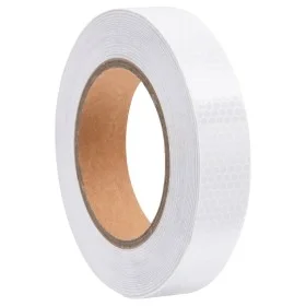 White PVC reflective adhesive tape 2.5 cm x 20 m by vidaXL, Road and traffic signs - Ref: Foro24-153113, Price: 11,40 €, Disc...