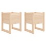 Planter 2 units solid pine wood 40x40x52.5 cm by vidaXL, Pots and planters - Ref: Foro24-822108, Price: 58,85 €, Discount: %
