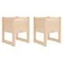Planter 2 units solid pine wood 40x40x52.5 cm by vidaXL, Pots and planters - Ref: Foro24-822108, Price: 58,30 €, Discount: %