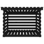 Leñero de madera maciza de pino negro 108x73x79 cm