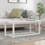 Couchtisch aus massivem weißem Kiefernholz, 110 x 55 x 45 cm von vidaXL, Couchtisch - Ref: Foro24-822168, Preis: 77,37 €, Rab...