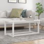 Couchtisch aus massivem weißem Kiefernholz, 110 x 55 x 45 cm von vidaXL, Couchtisch - Ref: Foro24-822168, Preis: 78,35 €, Rab...