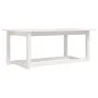 Couchtisch aus massivem weißem Kiefernholz, 110 x 55 x 45 cm von vidaXL, Couchtisch - Ref: Foro24-822168, Preis: 77,37 €, Rab...