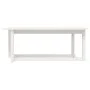 Solid white pine wood coffee table 110x55x45 cm by vidaXL, Coffee table - Ref: Foro24-822168, Price: 77,37 €, Discount: %
