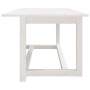 Solid white pine wood coffee table 110x55x45 cm by vidaXL, Coffee table - Ref: Foro24-822168, Price: 78,35 €, Discount: %