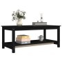 Solid black pine wood coffee table 110x55x45 cm by vidaXL, Coffee table - Ref: Foro24-822276, Price: 119,19 €, Discount: %