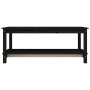 Solid black pine wood coffee table 110x55x45 cm by vidaXL, Coffee table - Ref: Foro24-822276, Price: 119,19 €, Discount: %