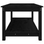 Solid black pine wood coffee table 110x55x45 cm by vidaXL, Coffee table - Ref: Foro24-822276, Price: 119,19 €, Discount: %