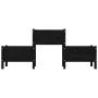 Solid black pine wood planter 178.5x44x75 cm by vidaXL, Pots and planters - Ref: Foro24-822251, Price: 157,15 €, Discount: %