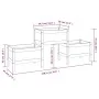 Solid black pine wood planter 178.5x44x75 cm by vidaXL, Pots and planters - Ref: Foro24-822251, Price: 157,15 €, Discount: %