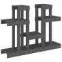 Soporte para plantas madera maciza pino gris 104,5x25x77,5 cm de vidaXL, Soportes para macetas - Ref: Foro24-822099, Precio: ...