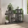 Soporte para plantas madera maciza pino gris 104,5x25x77,5 cm de vidaXL, Soportes para macetas - Ref: Foro24-822099, Precio: ...