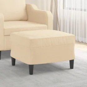 Fußhocker aus cremefarbenem Stoff, 60 x 50 x 41 cm von vidaXL, Osmanen - Ref: Foro24-349281, Preis: 53,42 €, Rabatt: %