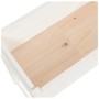 Jardinera madera maciza de pino blanco 78x40x81 cm de vidaXL, Maceteros y jardineras - Ref: Foro24-822133, Precio: 78,17 €, D...