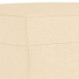 Fußhocker aus cremefarbenem Stoff, 60 x 50 x 41 cm von vidaXL, Osmanen - Ref: Foro24-349281, Preis: 54,23 €, Rabatt: %