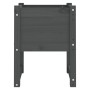 Planter 2 units solid gray pine wood 40x40x52.5 cm by vidaXL, Pots and planters - Ref: Foro24-822112, Price: 70,18 €, Discoun...