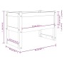 Pflanzgefäß aus massivem Kiefernholz 78x40x52 cm von vidaXL, Töpfe und Pflanzgefäße - Ref: Foro24-822117, Preis: 54,79 €, Rab...
