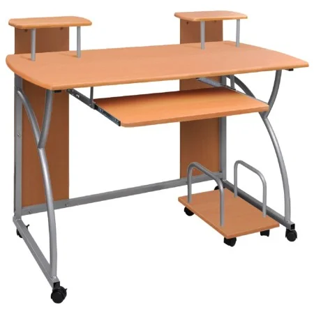 Brauner Computertisch aus Sperrholz, 110 x 52 x 88,5 cm von vidaXL, Schreibtische - Ref: Foro24-20583, Preis: 100,61 €, Rabat...