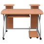 Brown plywood computer desk 110x52x88.5 cm by vidaXL, Desks - Ref: Foro24-20583, Price: 105,74 €, Discount: %