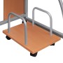 Brown plywood computer desk 110x52x88.5 cm by vidaXL, Desks - Ref: Foro24-20583, Price: 105,74 €, Discount: %