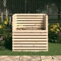 Compostador de madera maciza de pino 100x100x102 cm de vidaXL, Compostadores - Ref: Foro24-822192, Precio: 188,34 €, Descuent...