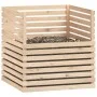 Solid pine wood composter 100x100x102 cm by vidaXL, Composters - Ref: Foro24-822192, Price: 182,29 €, Discount: %