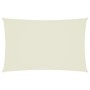 Toldo de vela rectangular tela Oxford color crema 2,5x5 m