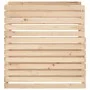 Solid pine wood composter 100x100x102 cm by vidaXL, Composters - Ref: Foro24-822192, Price: 182,29 €, Discount: %