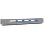Set muebles TV con LEDs 3 pzas madera contrachapada gris Sonoma de vidaXL, Muebles TV - Ref: Foro24-3120177, Precio: 171,99 €...