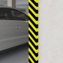 Yellow and black PU corner protector 6x2x101.5 cm by vidaXL, Parking signs and fords - Ref: Foro24-153095, Price: 16,26 €, Di...