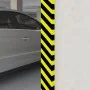 Yellow and black PU corner protector 6x2x101.5 cm by vidaXL, Parking signs and fords - Ref: Foro24-153095, Price: 16,09 €, Di...
