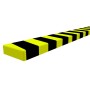Yellow and black PU corner protector 6x2x101.5 cm by vidaXL, Parking signs and fords - Ref: Foro24-153095, Price: 16,26 €, Di...