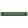 Jardinera arriate acero galvanizado verde 322x100x36 cm