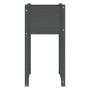 Planter 2 units solid gray pine wood 40x40x81 cm by vidaXL, Pots and planters - Ref: Foro24-822127, Price: 75,19 €, Discount: %