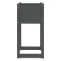 Pflanzgefäß 2 Einheiten aus massivem grauem Kiefernholz 40x40x81 cm von vidaXL, Töpfe und Pflanzgefäße - Ref: Foro24-822127, ...