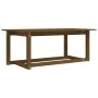 Solid honey brown pine wood coffee table 110x55x45 cm by vidaXL, Coffee table - Ref: Foro24-822170, Price: 54,68 €, Discount: %