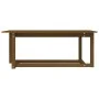Solid honey brown pine wood coffee table 110x55x45 cm by vidaXL, Coffee table - Ref: Foro24-822170, Price: 54,68 €, Discount: %