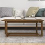 Massiver Couchtisch aus honigbraunem Kiefernholz, 110 x 55 x 45 cm von vidaXL, Couchtisch - Ref: Foro24-822170, Preis: 54,68 ...