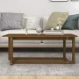 Massiver Couchtisch aus honigbraunem Kiefernholz, 110 x 55 x 45 cm von vidaXL, Couchtisch - Ref: Foro24-822170, Preis: 54,68 ...