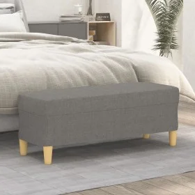 Dark gray fabric bench 100x35x41 cm by vidaXL, Banks - Ref: Foro24-349376, Price: 53,32 €, Discount: %