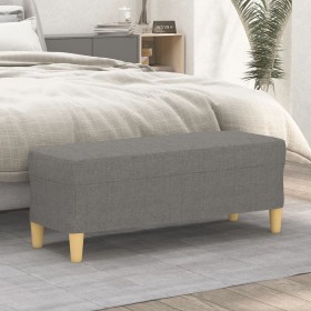 Dunkelgraue Stoffbank 100x35x41 cm von vidaXL, Banken - Ref: Foro24-349376, Preis: 54,12 €, Rabatt: %