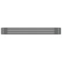 Jardinera arriate acero galvanizado gris 322x100x36 cm